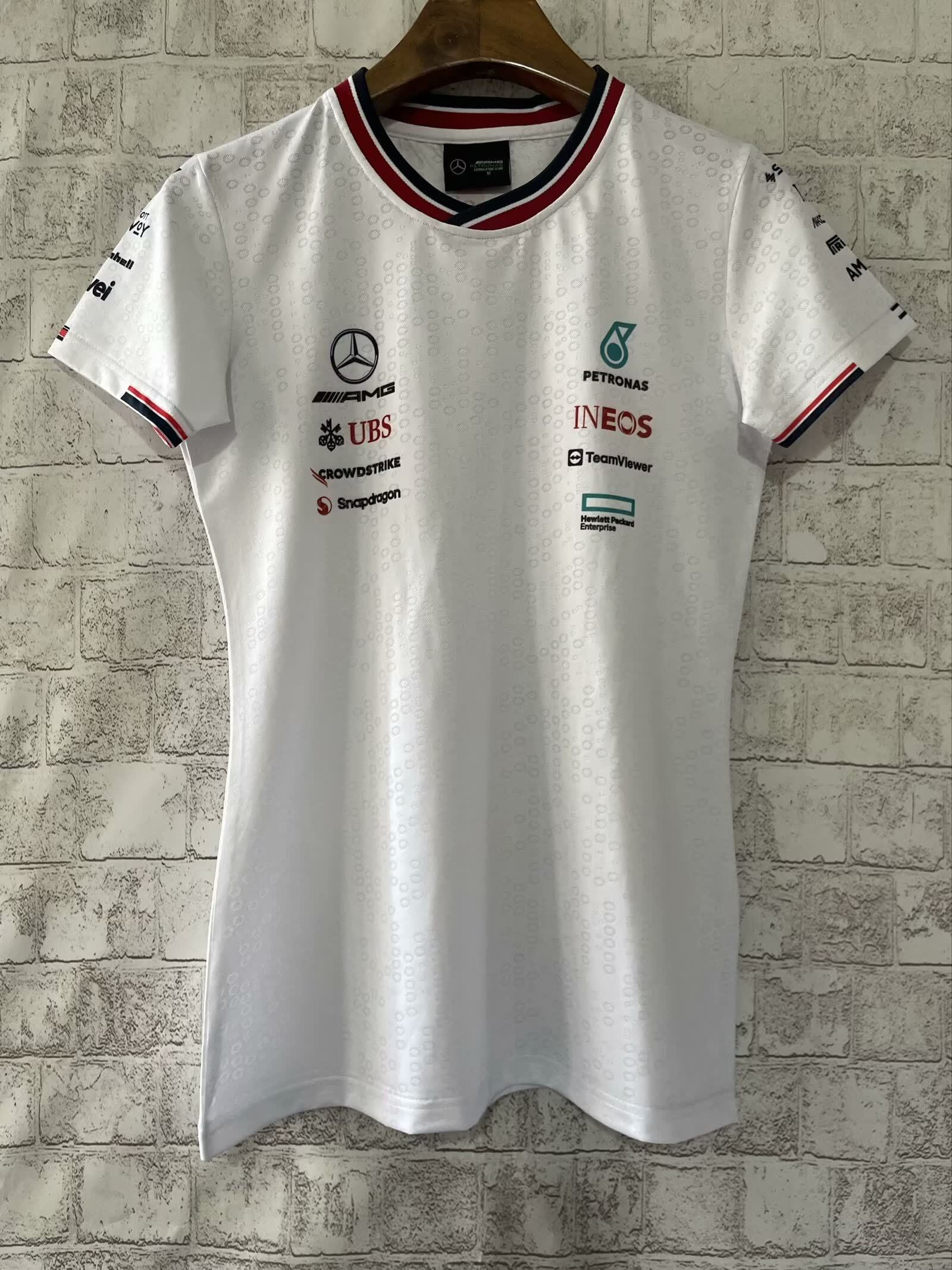 F1 Women 2024 White Mercedes AMG Petronas S-XL