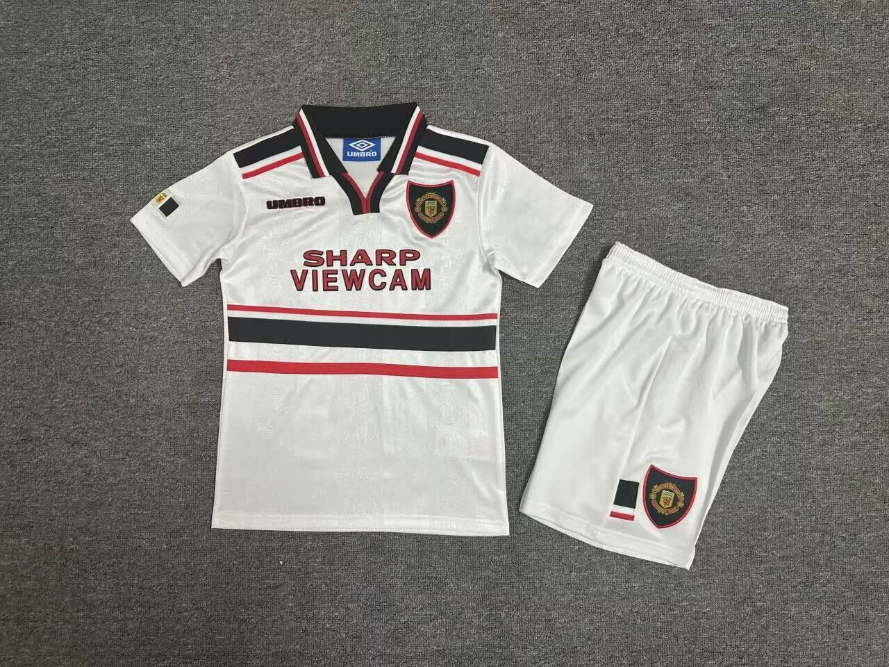 Retro Kids 98/99 Manchester United away size: 16-28