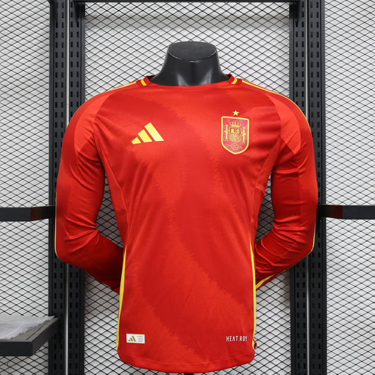 24/25 Long Sleeve Spain Home Player Edition S-XXL