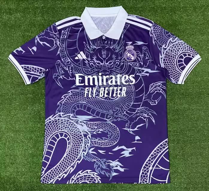 23/24 Real Madrid Purple Dragon Pattern