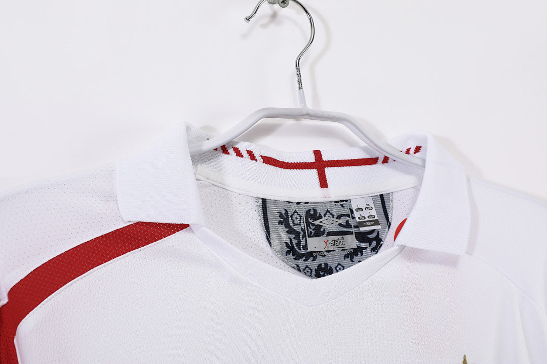 Retro 2006 England Home Long Sleeve S-XXL6