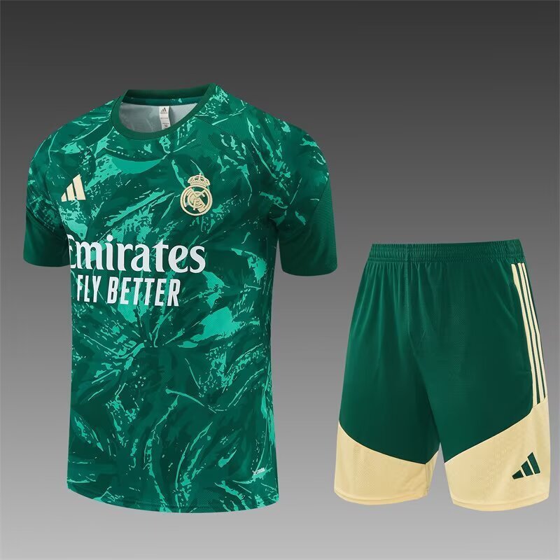 2026/27 Real Madrid Green Camouflage Training Suit (Adults and Kids)