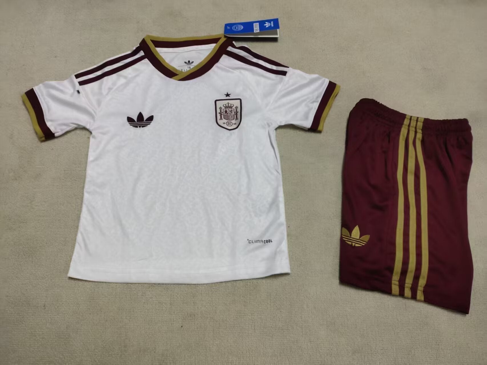 2026/27 Kids Spain away Soccer Jersey&amp;Size 16-30