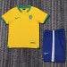 Retro Kids 2006 Brazil Home Soccer Jersey&amp;Size16-287