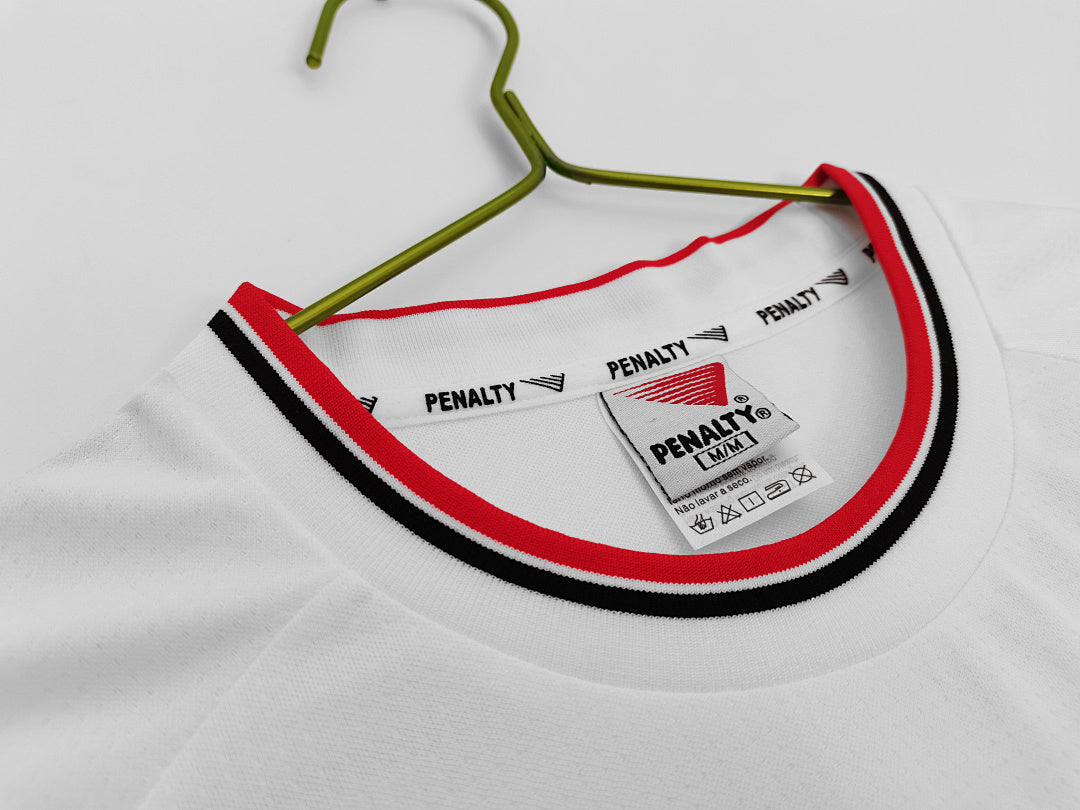 Retro 2000 Sao Paulo home round neck football jersey S-XXL7