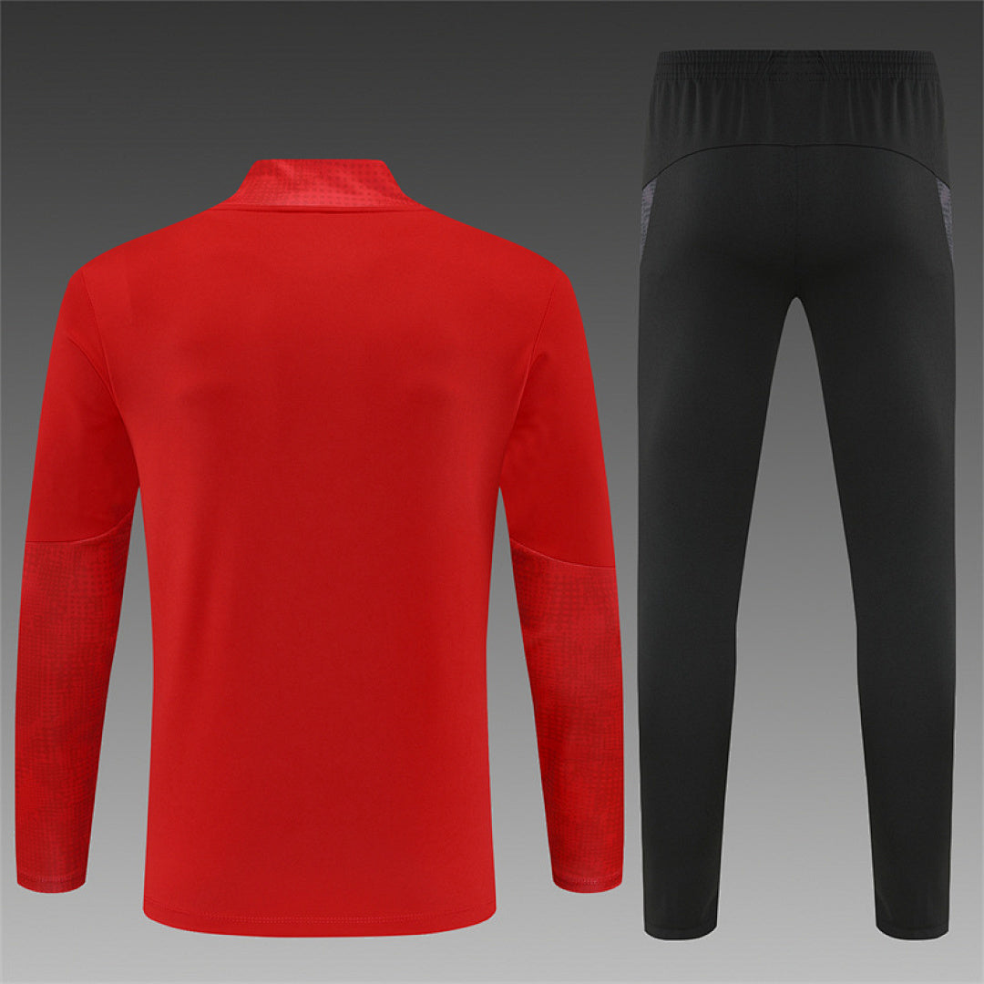 /26 AC Milan Red Half Pull Training Suit (Adults&amp;Kids)7