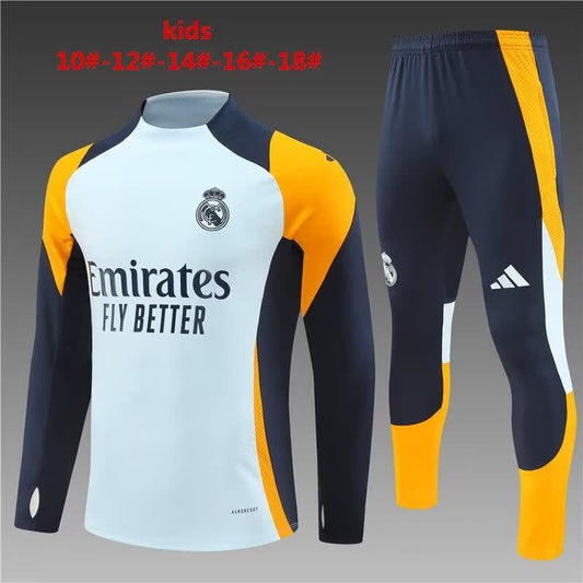 24/25 Kids # Real Madrid Light Blue [Player Version] Size 10-18