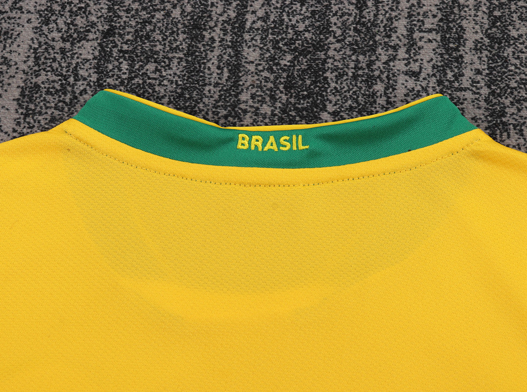 Retro Kids 2006 Brazil Home Soccer Jersey&amp;Size16-287