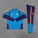 /27 Spain Hu Blue Half Pull Training Suit Yupoo Soccer Jerseys (Adults&amp;Kids)7