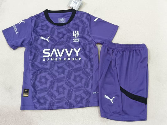 24/25 Kids Al Hilal Saudi Second away Size: 16-28