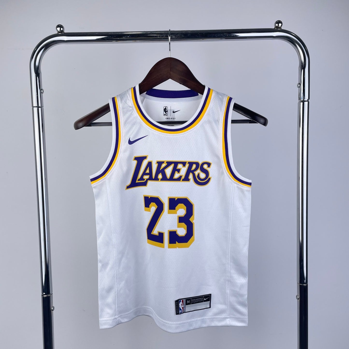 NBA Kids # Lakers White No.23 James