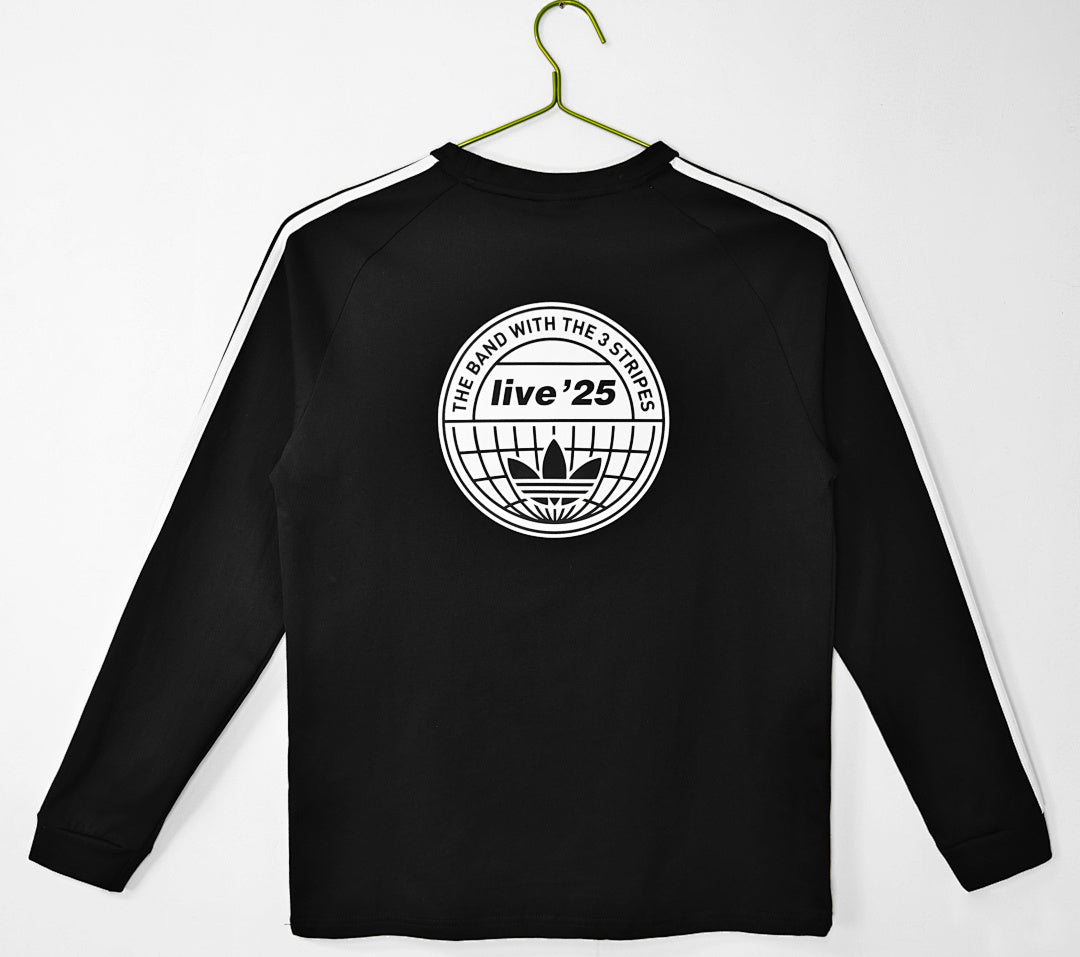 /26 Adidas x Oasis Tour Firebird Sports Hoodie Top Black S-XXL6