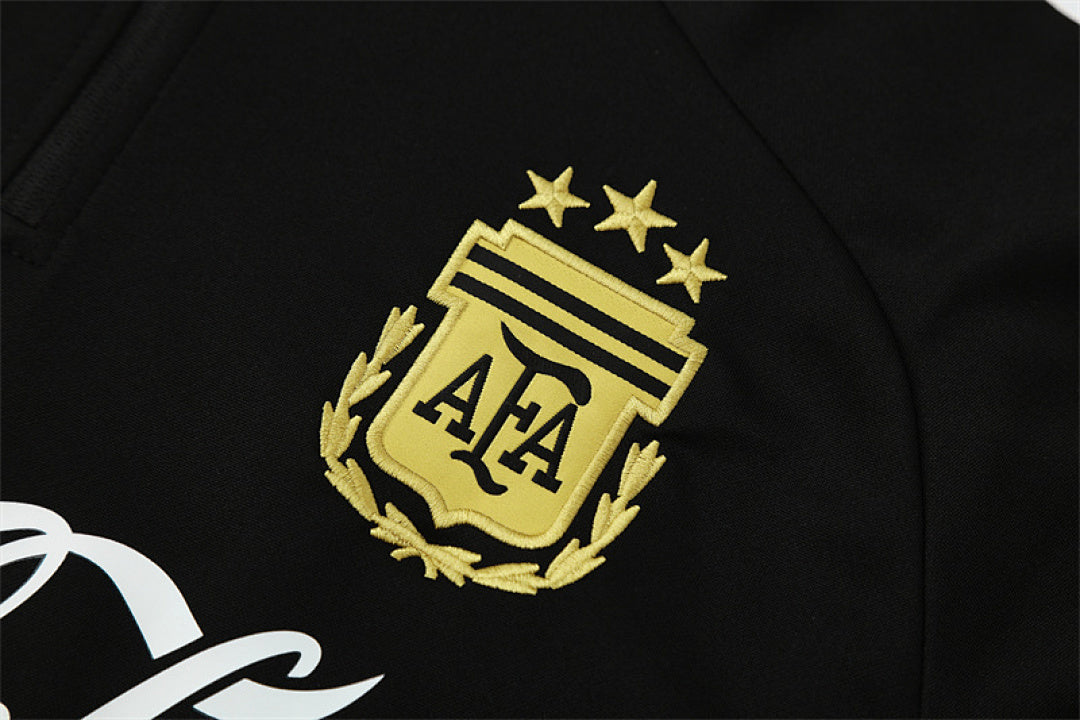 /26 Argentina Black Half Pull Training Suit (Adults&amp;Kids)7