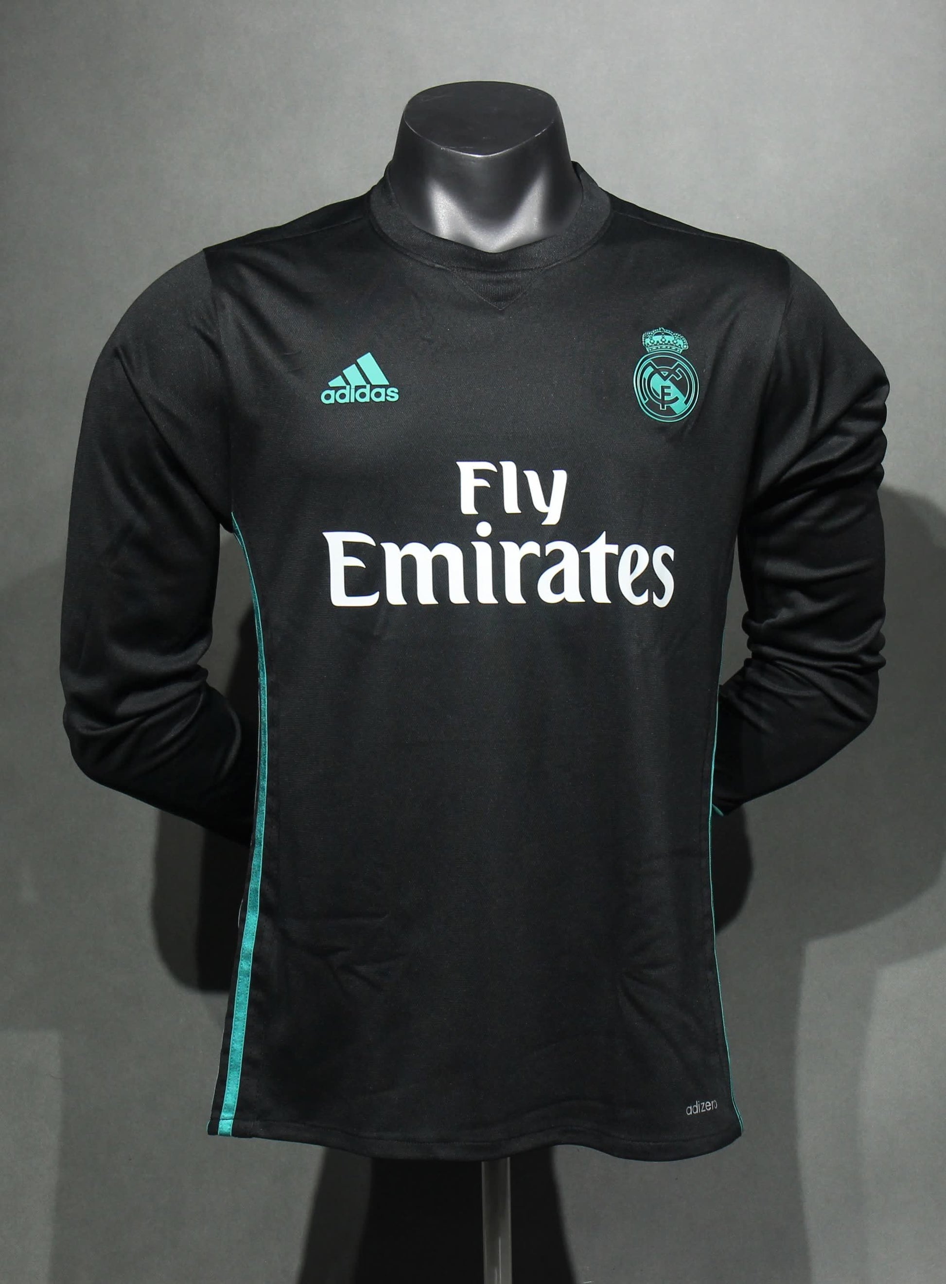 Retro 2017/18 Real Madrid away Long Sleeve Player Edition S-3XL