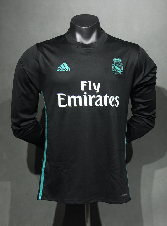 Retro 2017/18 Real Madrid away Long Sleeve Player Edition S-3XL