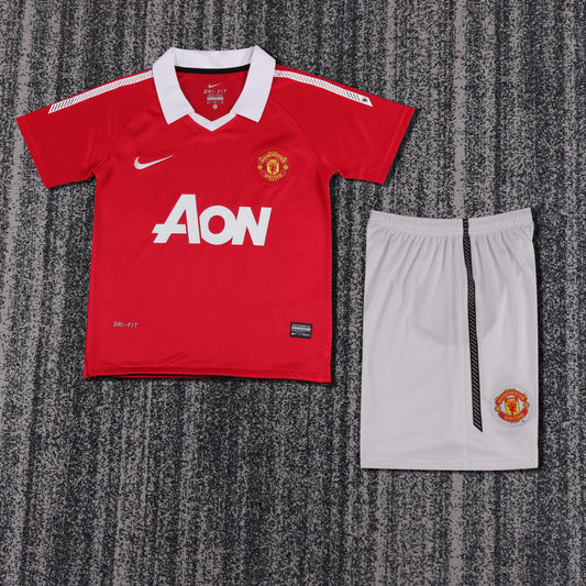 Retro Kids 10/11 Manchester United home size: 16-28