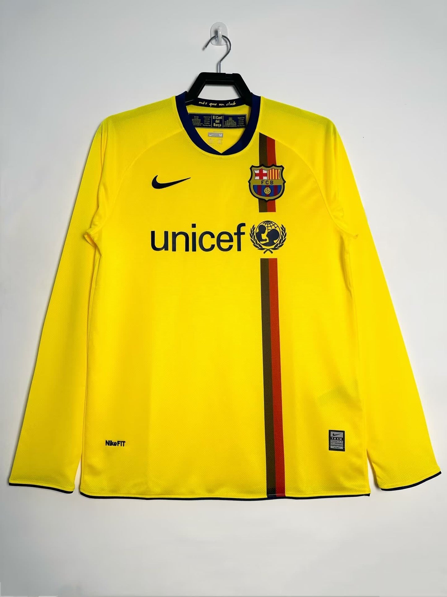 Retro long sleeve 08/09 Barcelona away S-XXL