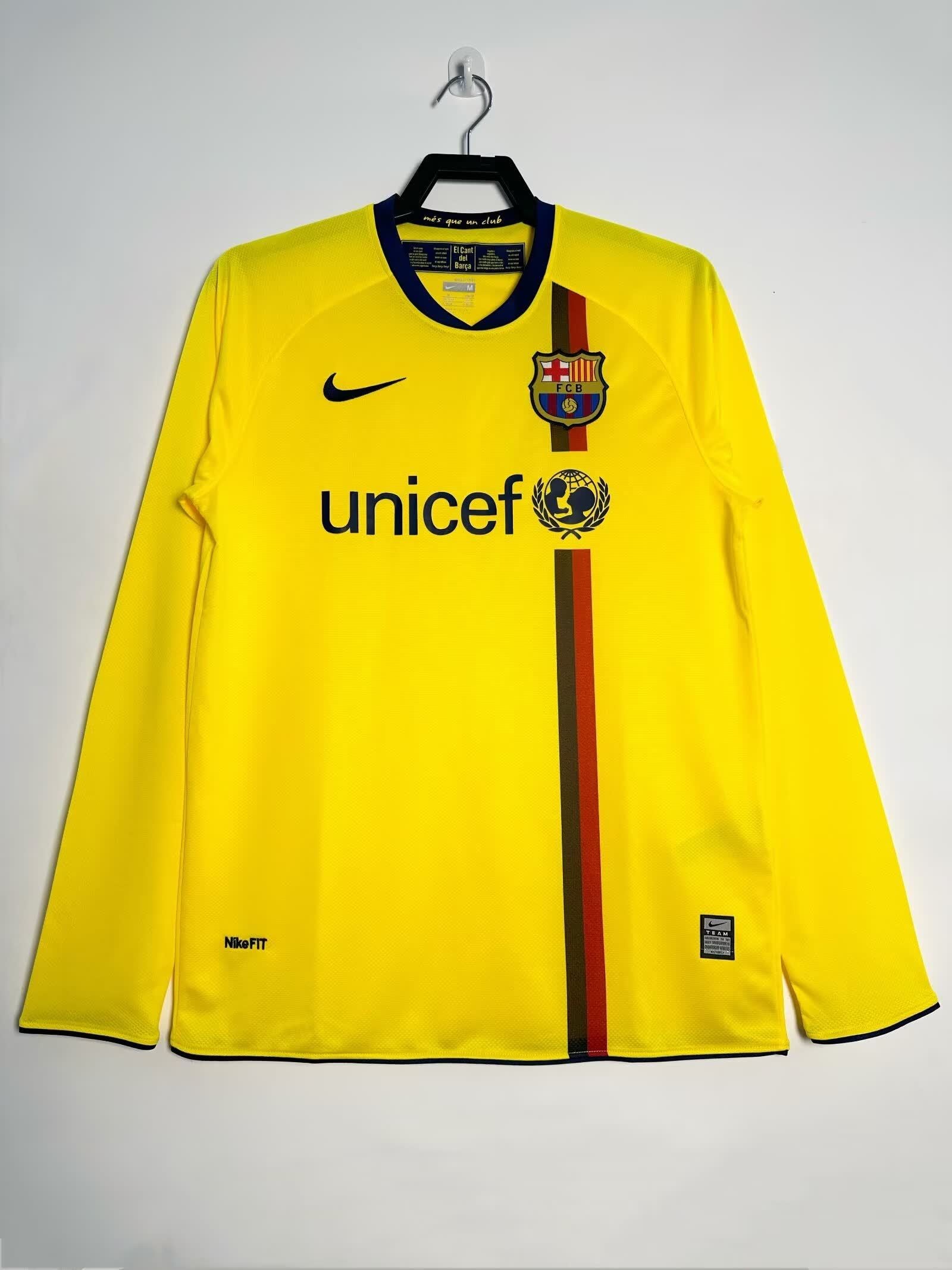 Retro long sleeve 08/09 Barcelona away S-XXL