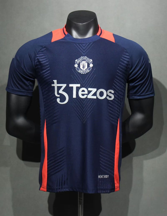 24/25 Manchester United Blue Training Suit Player Edition S-3XL