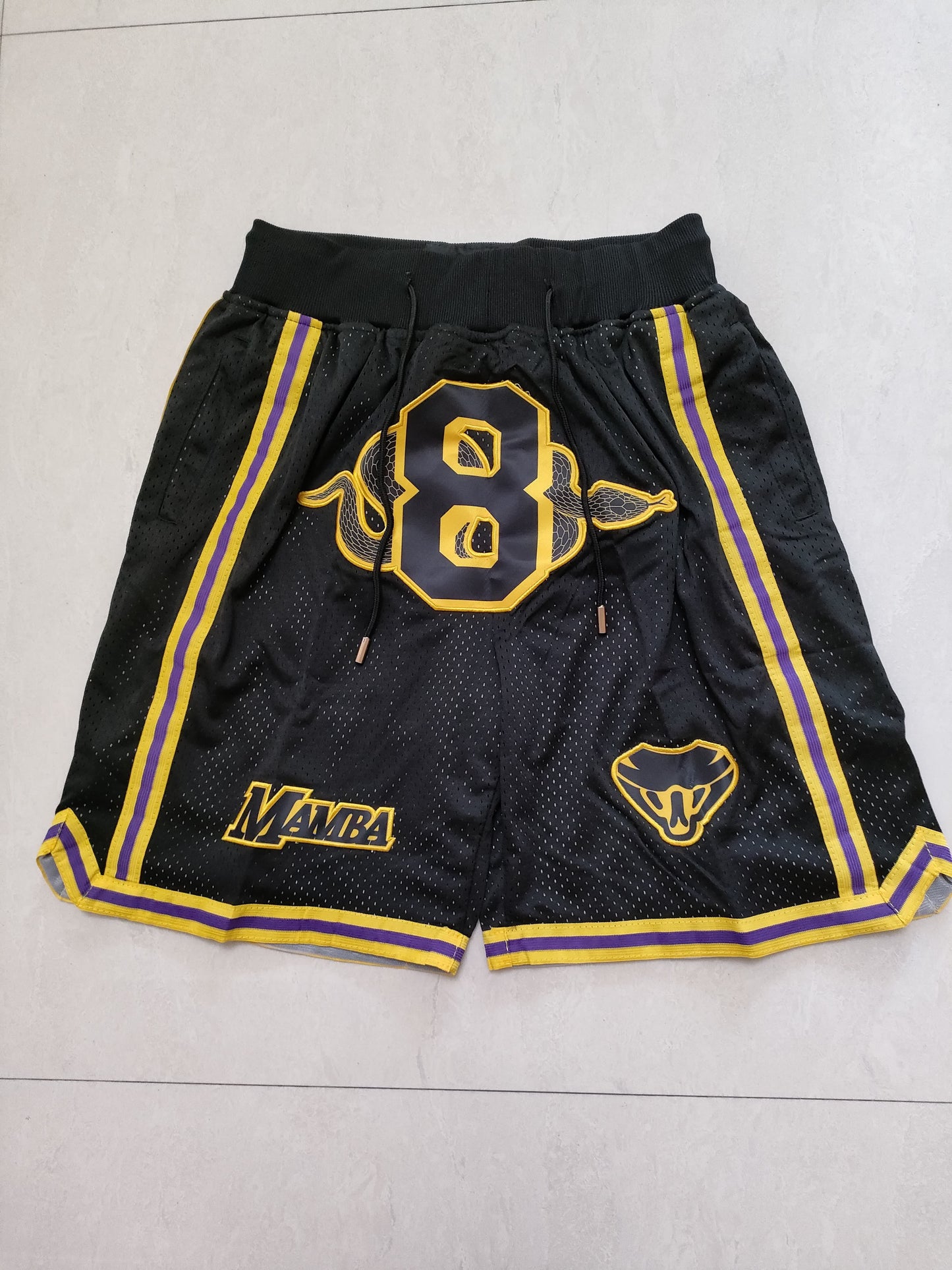 Mamba Black Snake 8 Pocket Shorts