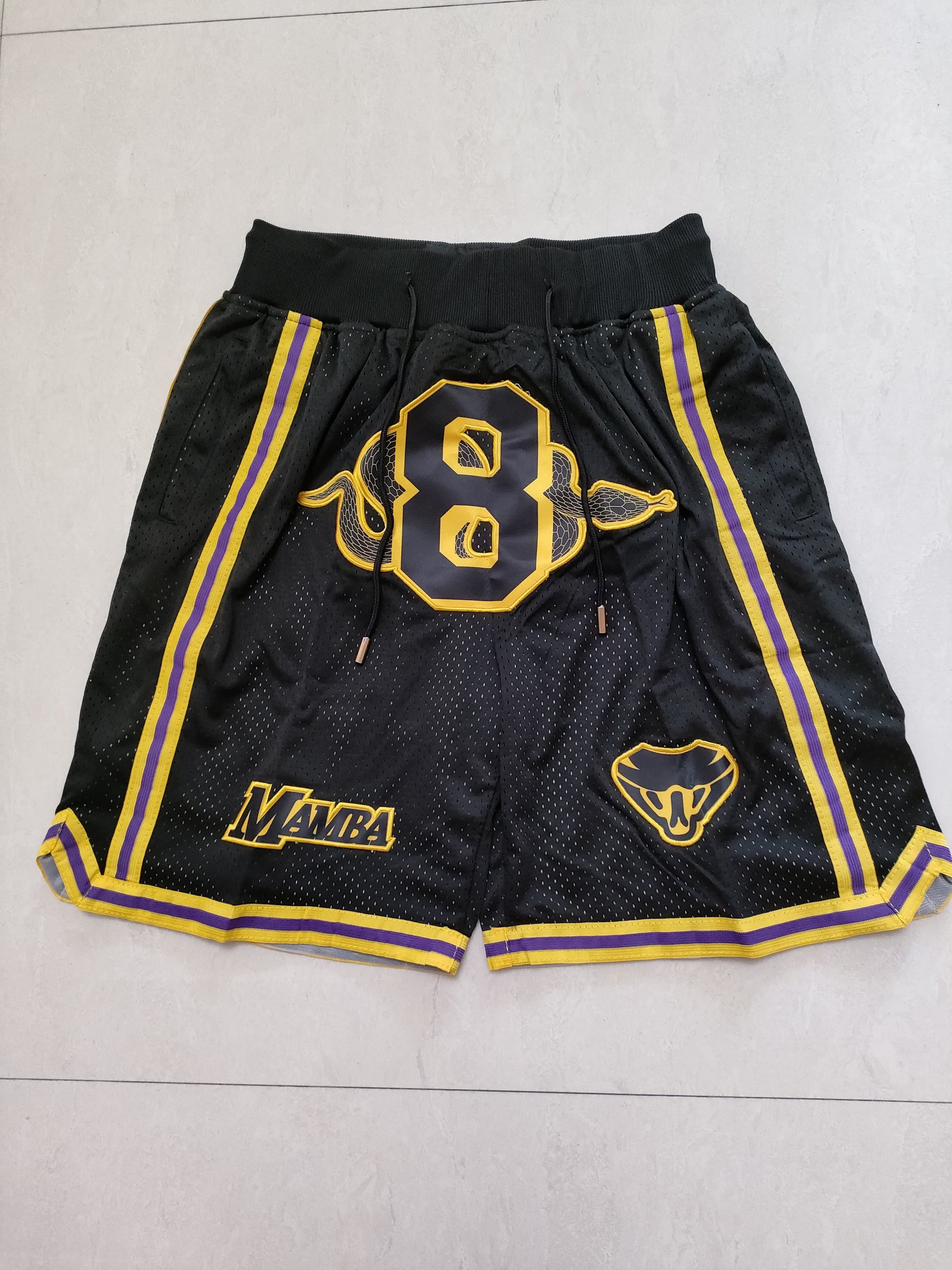 Mamba Black Snake 8 Pocket Shorts