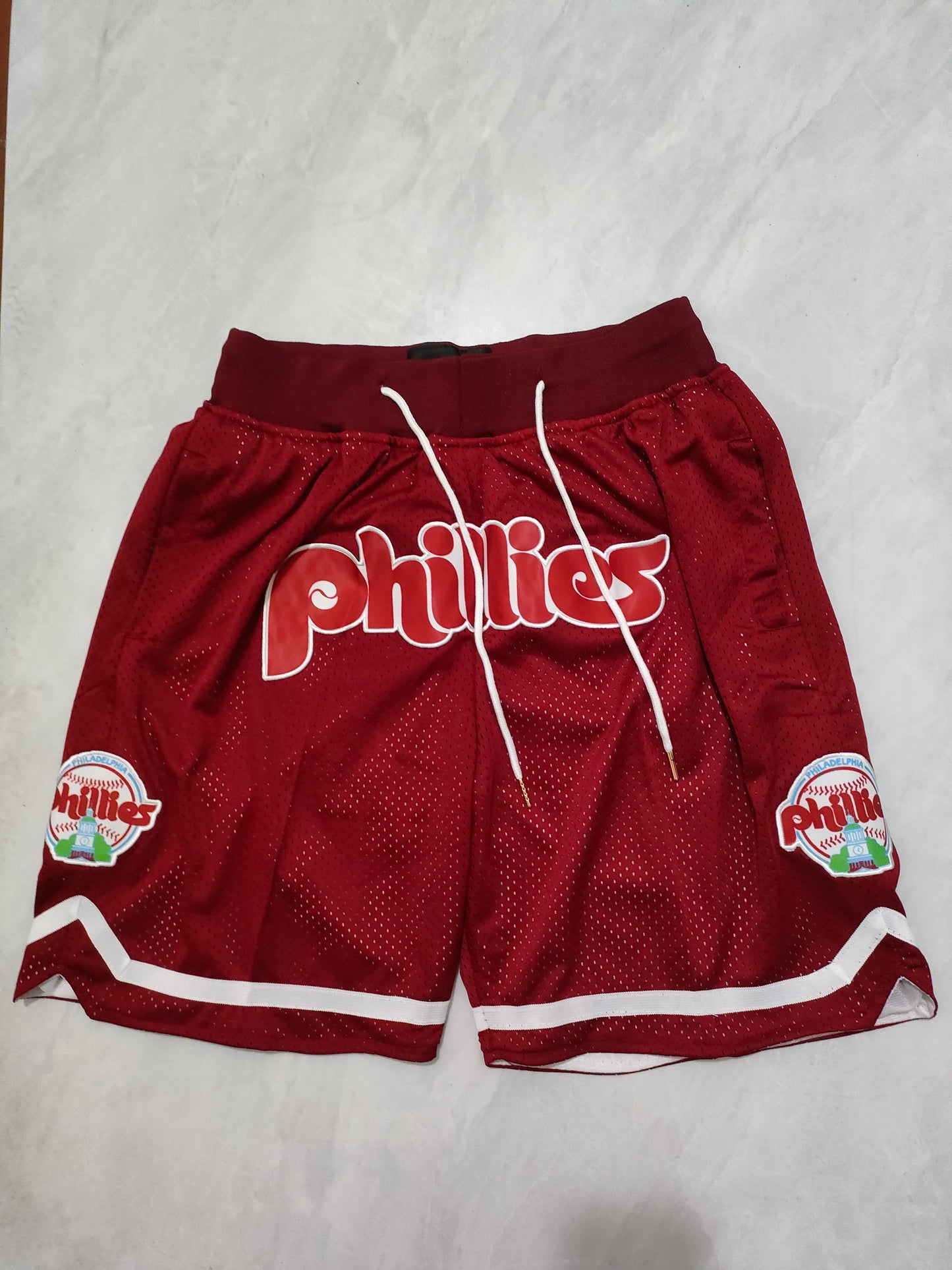 MLB Philadelphia Phillies Rose Pocket Shorts S-XXL