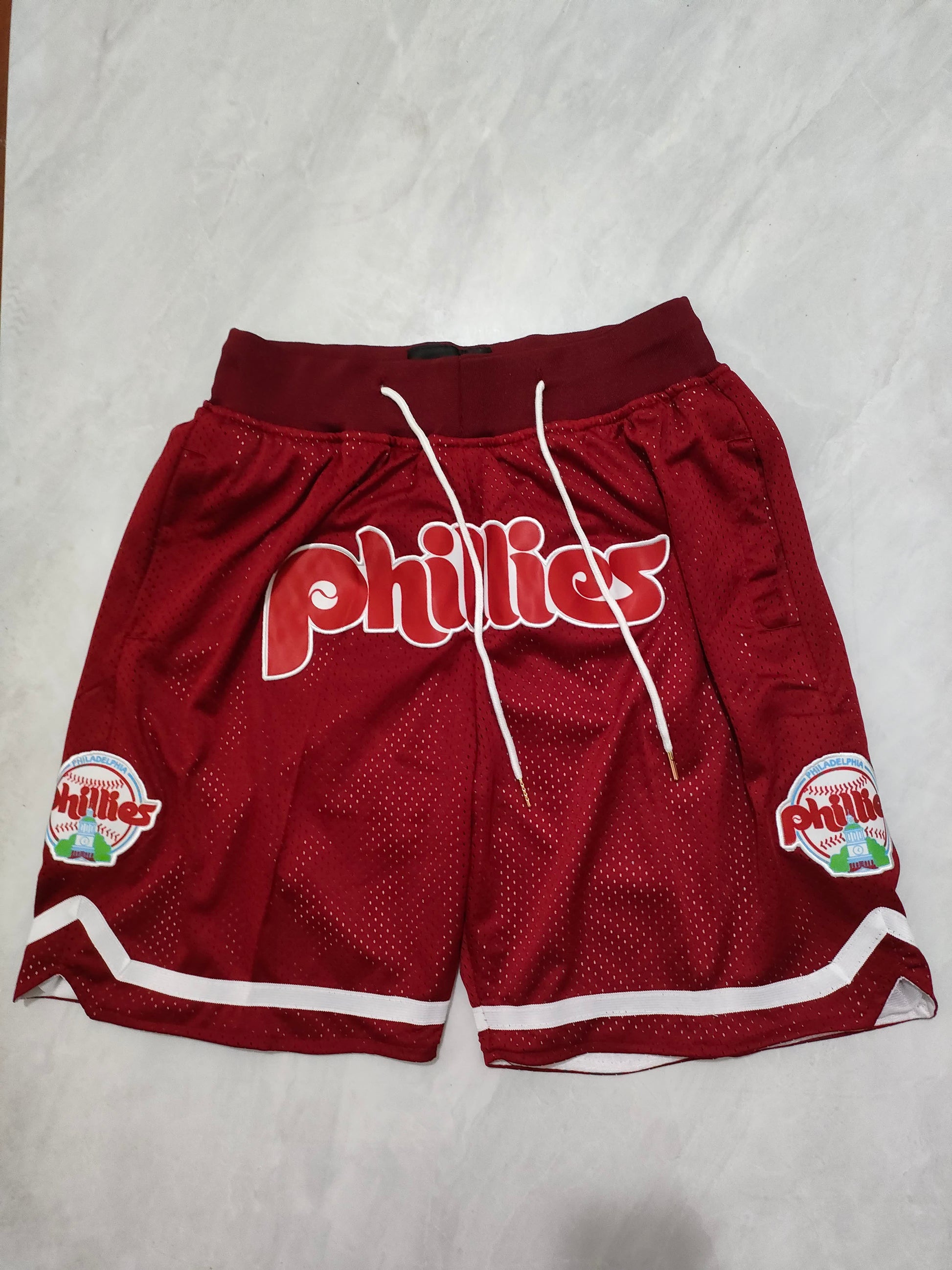 MLB Philadelphia Phillies Rose Pocket Shorts S-XXL