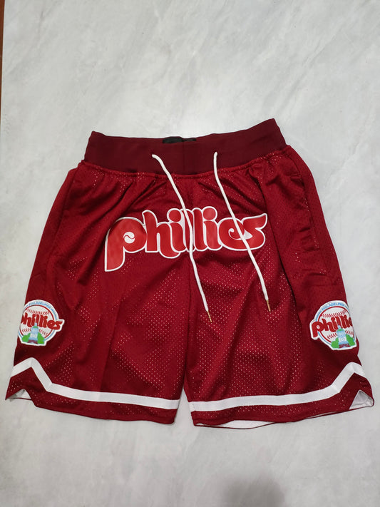 MLB Philadelphia Phillies Rose Pocket Shorts S-XXL