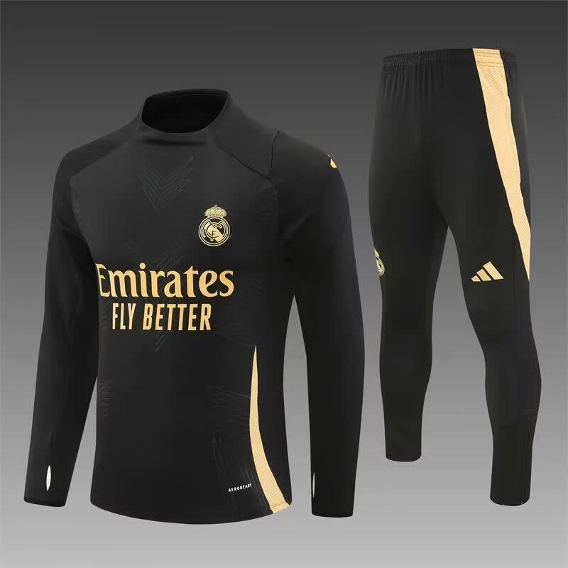 24/25 Real Madrid Black Gold [Player Version] S-XXL