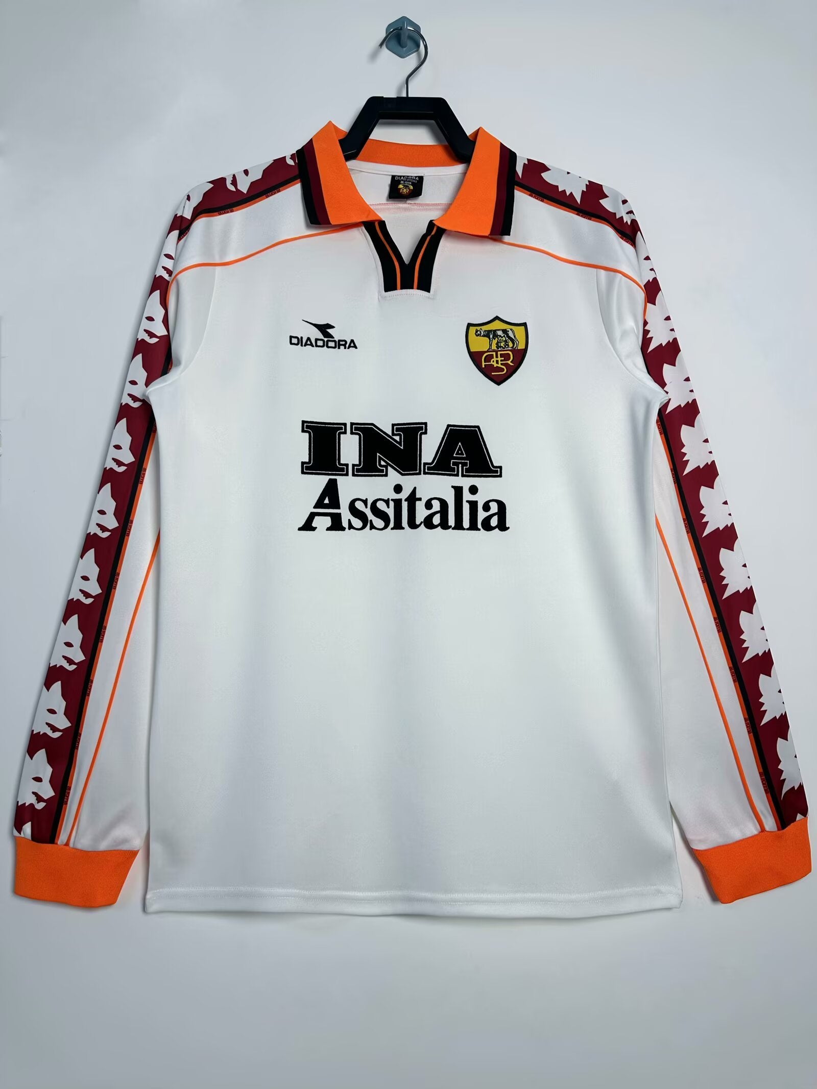 Retro 1998/99 Roma away long sleeved S-XXL