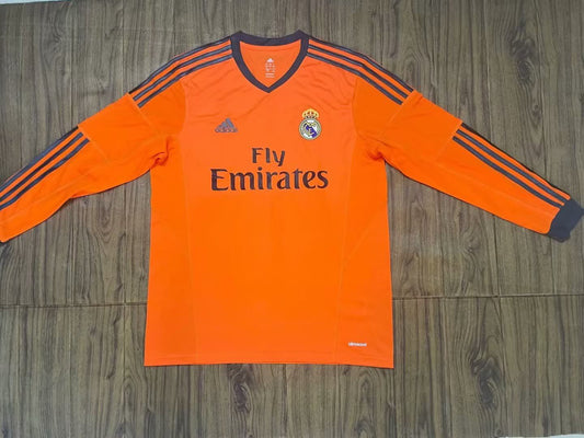 13/14 Long Sleeve # Real Madrid Second Away