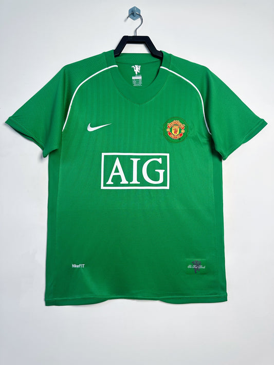 Retro 2007/08 Manchester United goalkeeper green S-XXL