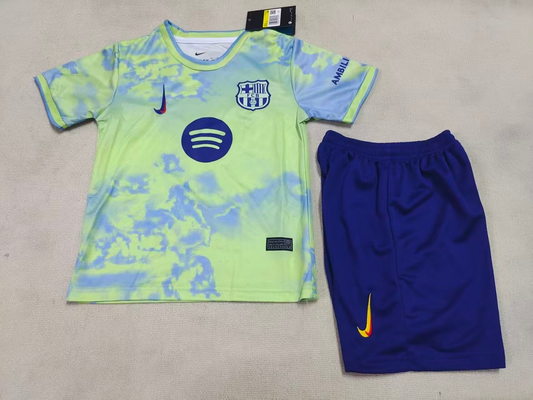 2025/26 Kids Barcelona Special Edition Green Size16-30