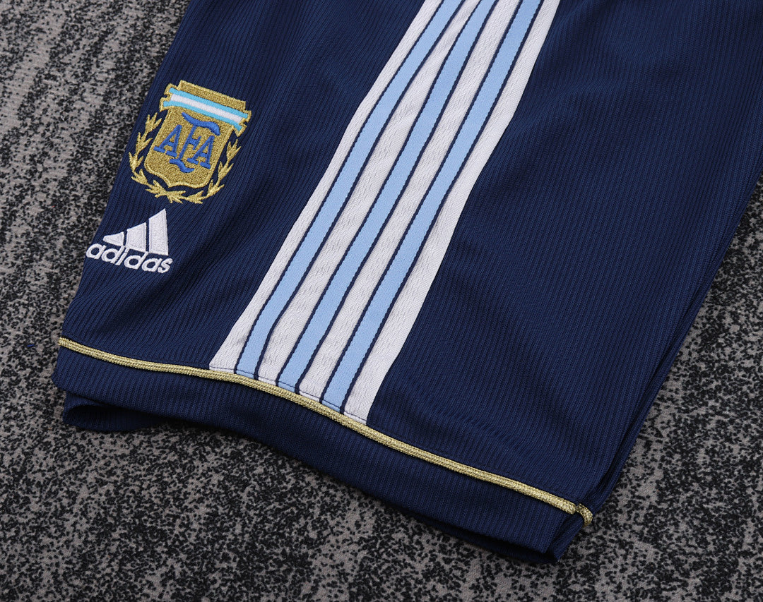 Retro Kids 1998 Argentina away Soccer Jersey&amp;Size16-287