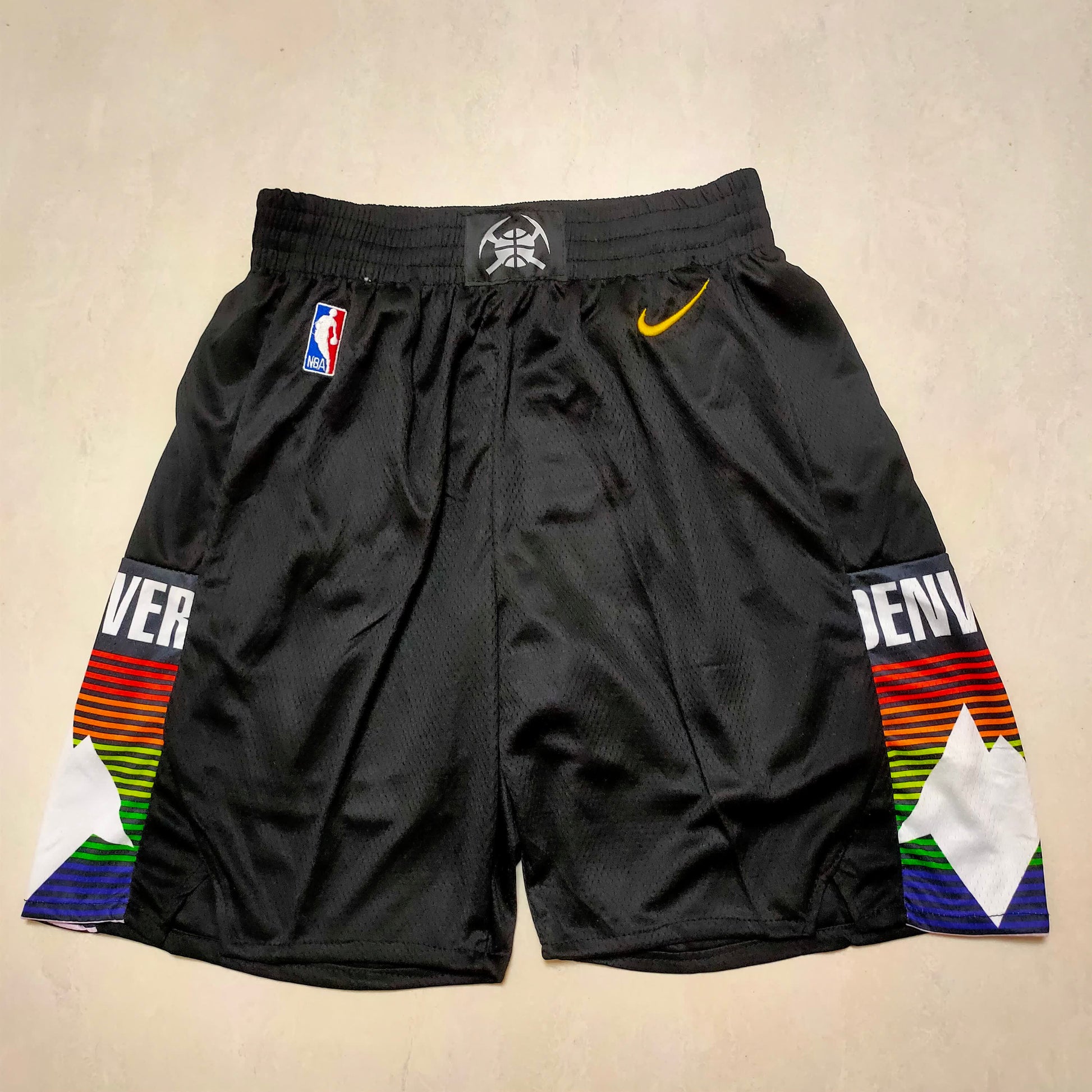 Nuggets Black City Shorts