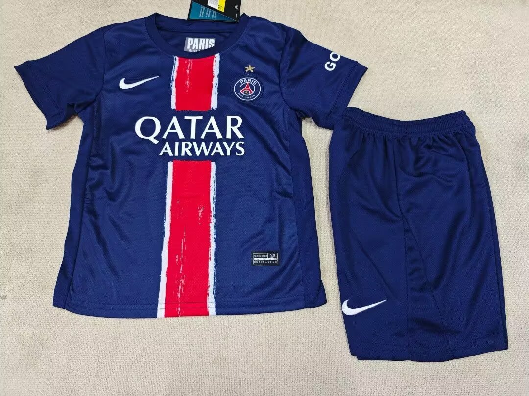 24/25 Kids PSG home with stars Size 16~28