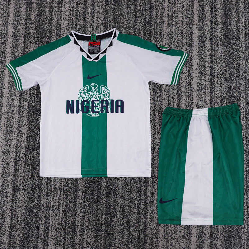 Retro Kids 1996 Nigeria away football shirt&amp;Size16-287
