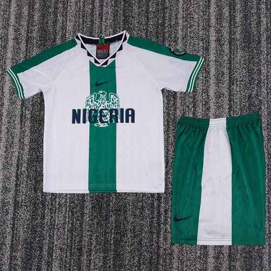 Retro Kids 1996 Nigeria away football shirt&amp;Size16-287