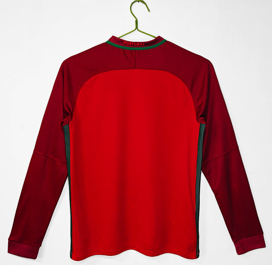 Retro 2016 Portugal home long sleeved S-XXL6