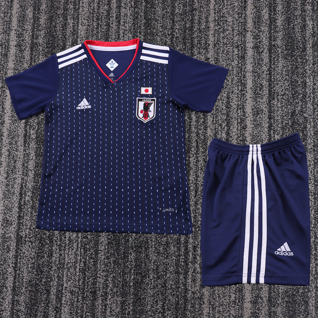 Retro Kids 2018 Japan Home Football Shirt&amp;Size16-286
