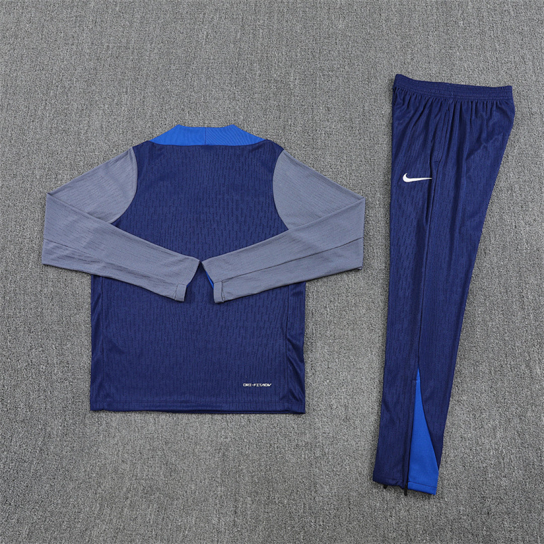 /26 PSG Royal Blue Half Pull Training Suit (Adults&amp;Kids)7