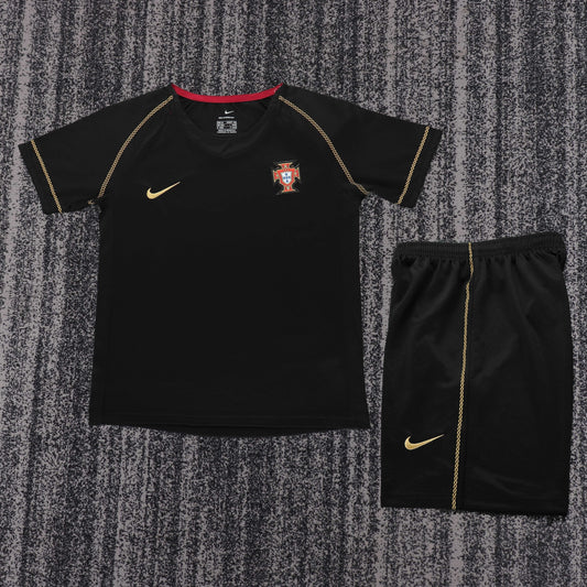 Retro Kids 2006 Portugal away football Jersey&amp;Size16-28