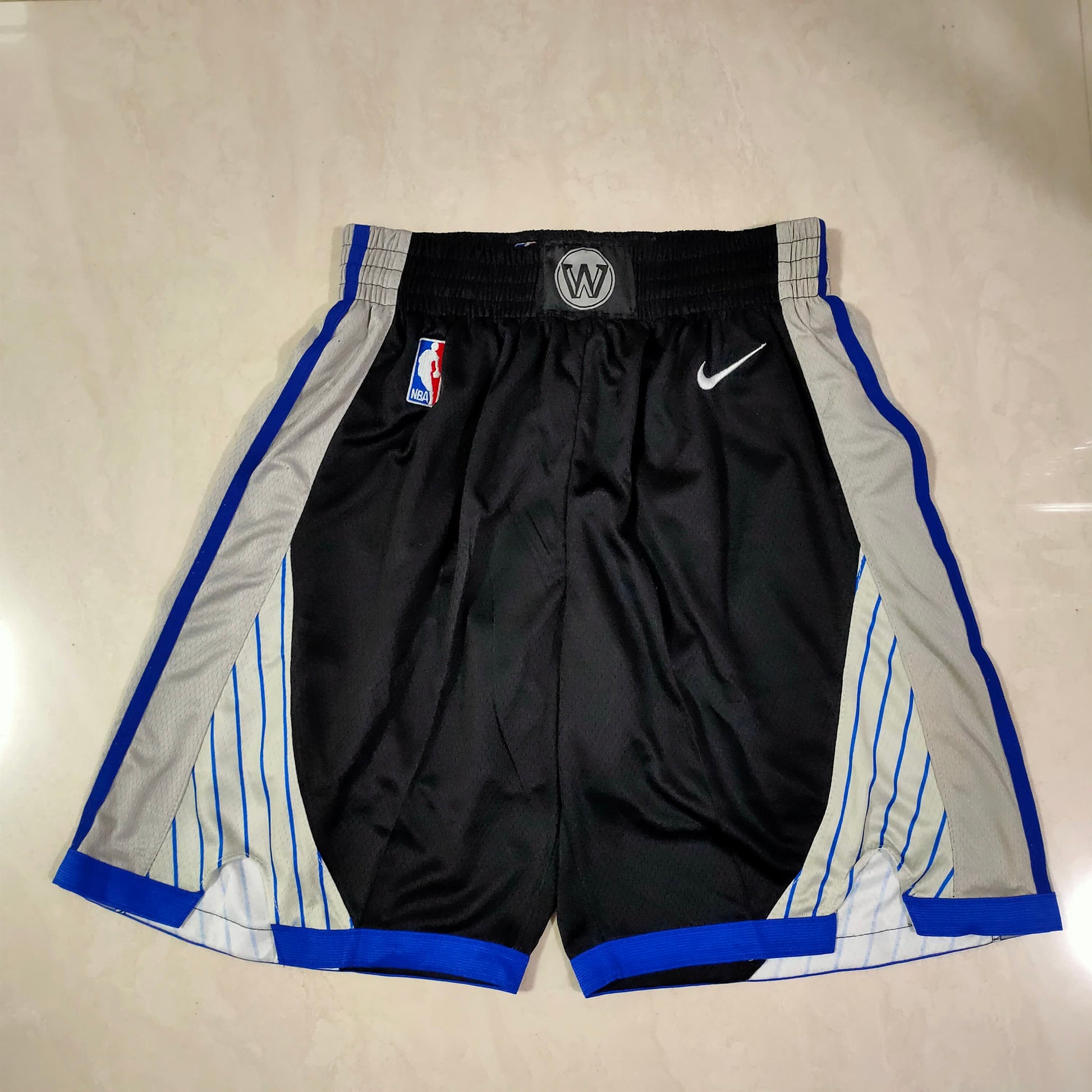Warriors Black City Shorts