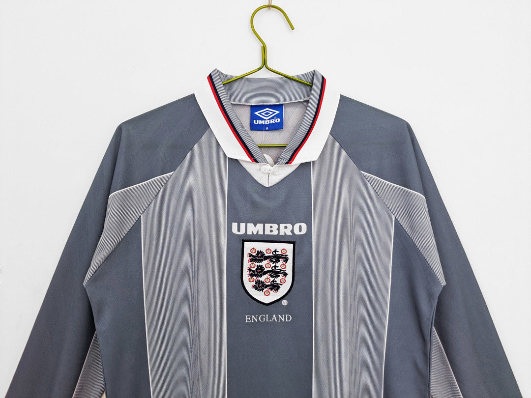 Retro 1996 England away long-sleeved shirt S-XXL7