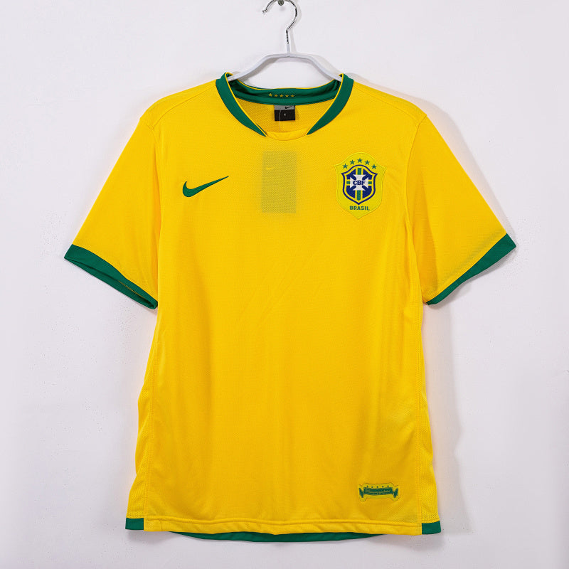 Retro 2006 Brazil home S-XXL6
