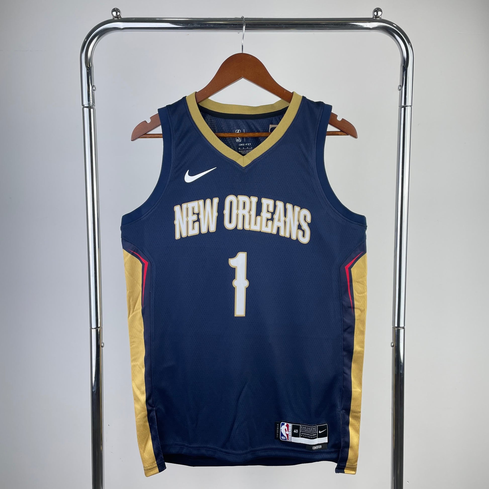 23 Season Pelicans Navy Blue 1 # Williamson