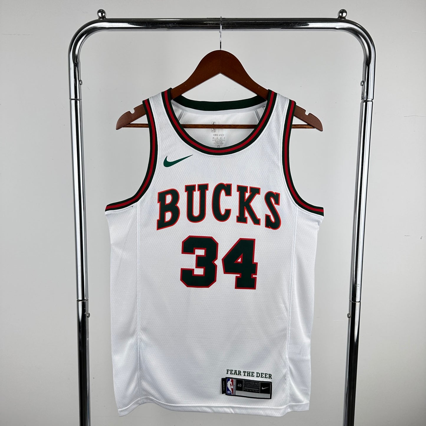 2018 Bucks Retro No. 34 # ANTETOKOUNMPO