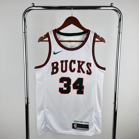 2018 Bucks Retro No. 34 # ANTETOKOUNMPO