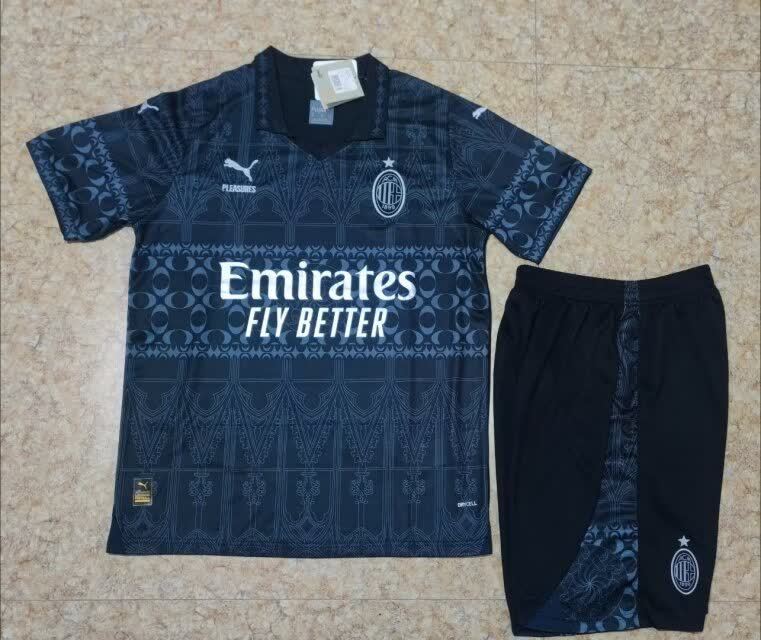 23/24 AC Co branded Black Third away Set