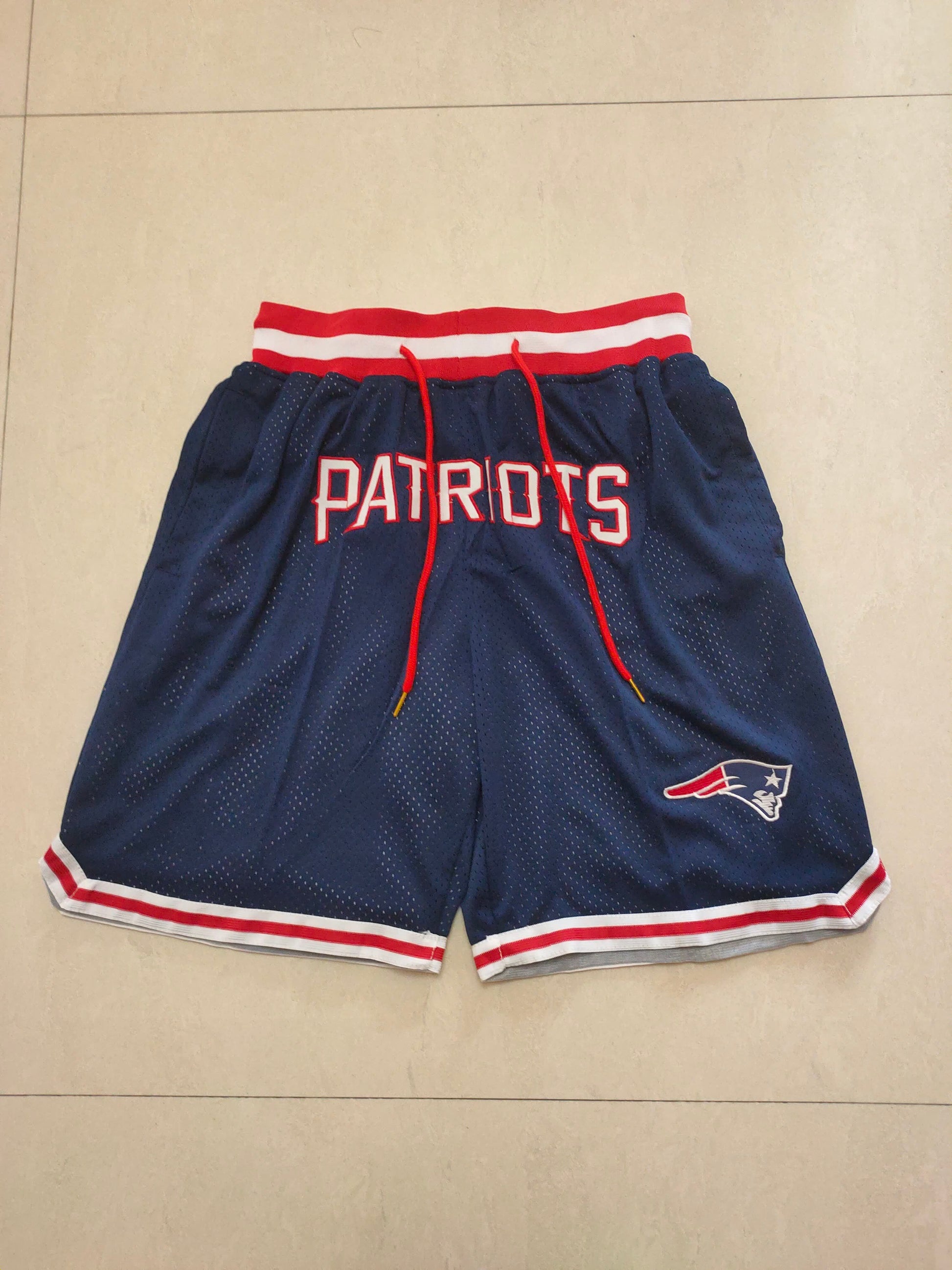 NFL Patriots Blue Pocket Shorts